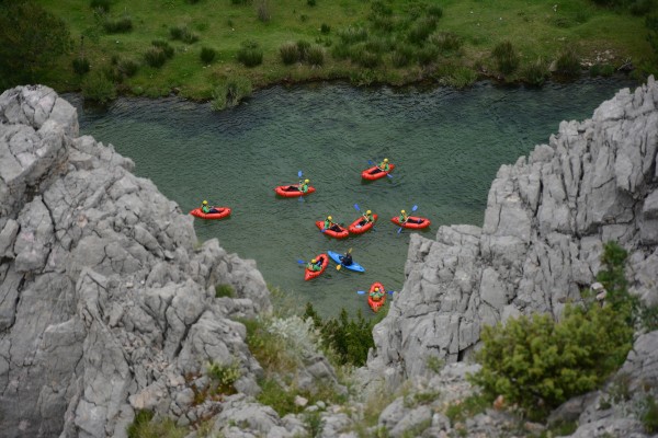 Rafting and kayaking Zrmanja