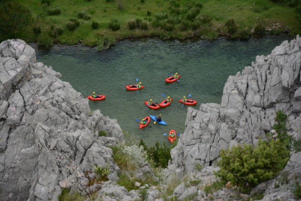 Rafting et kayak a Zrmanja